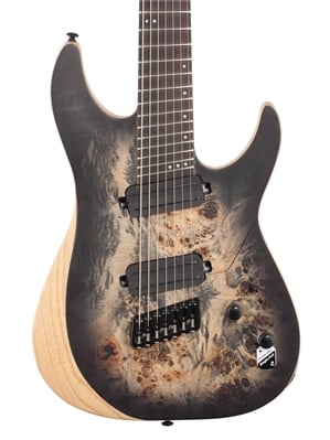 Schecter Reaper-7 Multiscale 7MS Electric Guitar Charcoal Burst